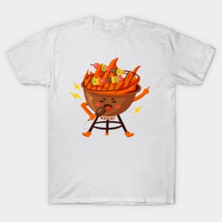 Hand Drawn Grill Illustration T-Shirt